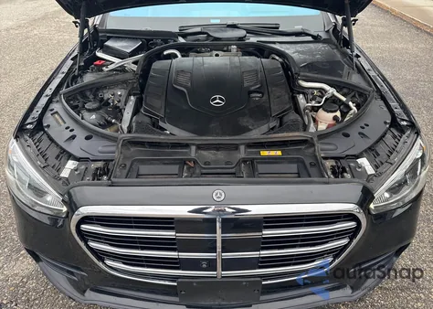 2022 Mercedes-Benz S 580 4Matic из США, поврежденный, VIN W1K6G7GB3NA129301